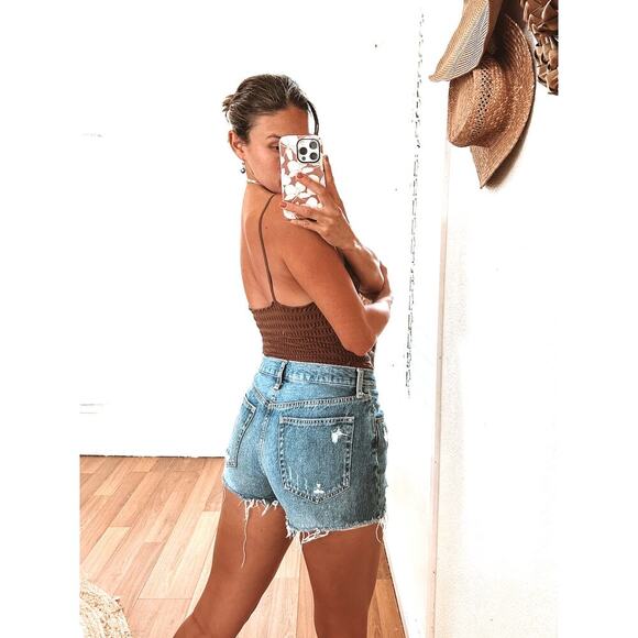 Free People X Revolve Sofia Short Denim Blue size 28 - Picture 3 of 14